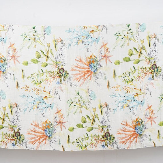 Silk Modal Scarf - White