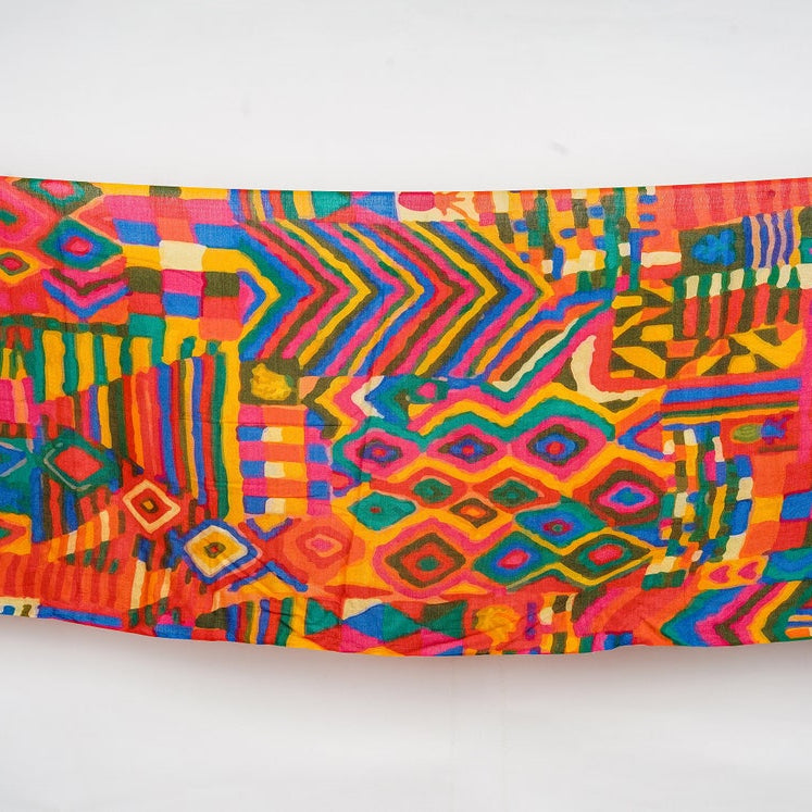 Silk Modal Scarf - Pink