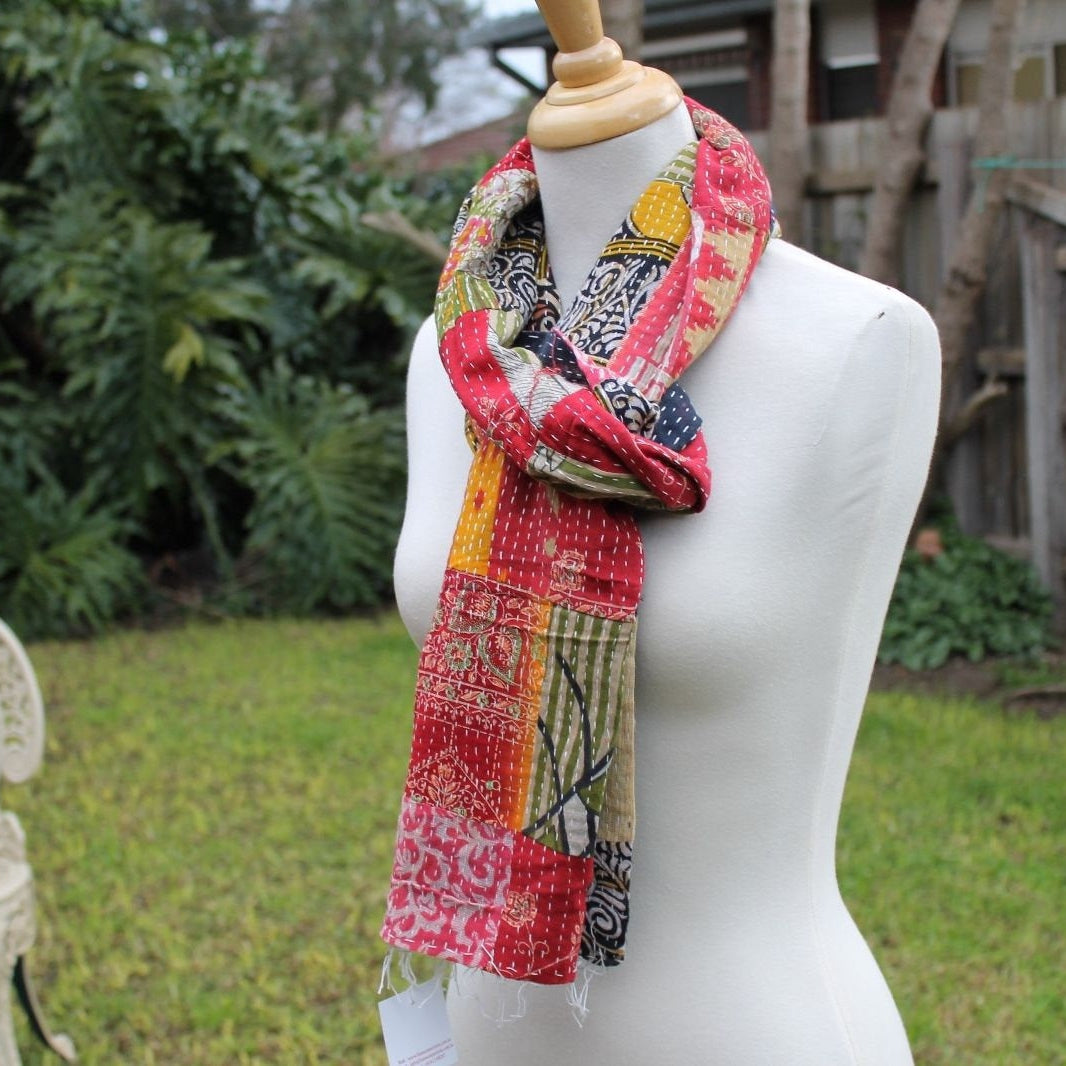 'Gypsy Spirit' 100% Cotton Reversible Scarf