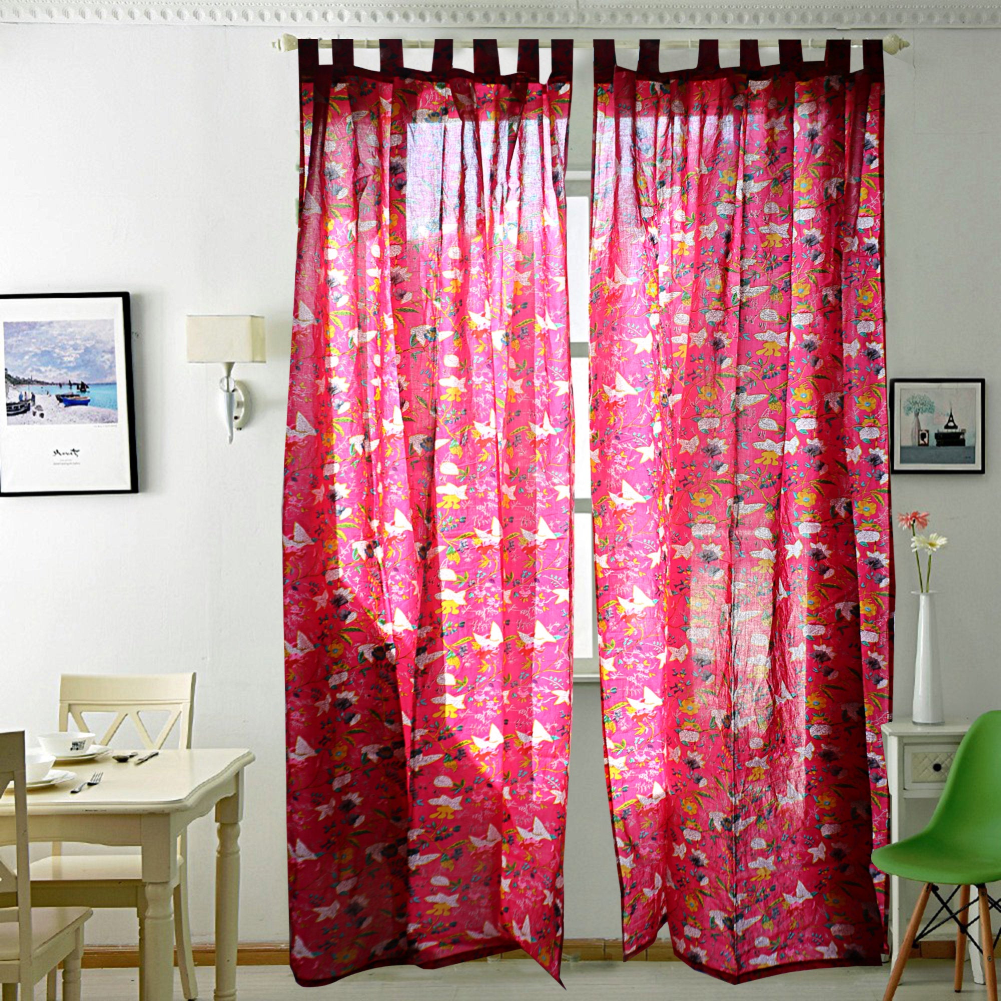 'Fiesta Dreams' 100% Cotton Boho Curtains