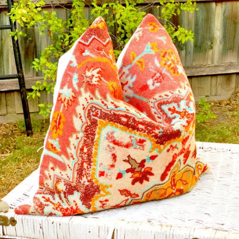 'Turkish Delight' 100% Cotton Beni Ourain Style Cushion Cover