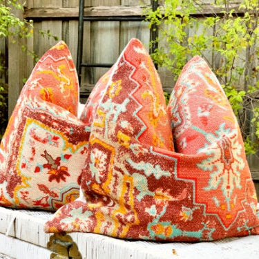 'Turkish Delight' 100% Cotton Beni Ourain Style Cushion Cover