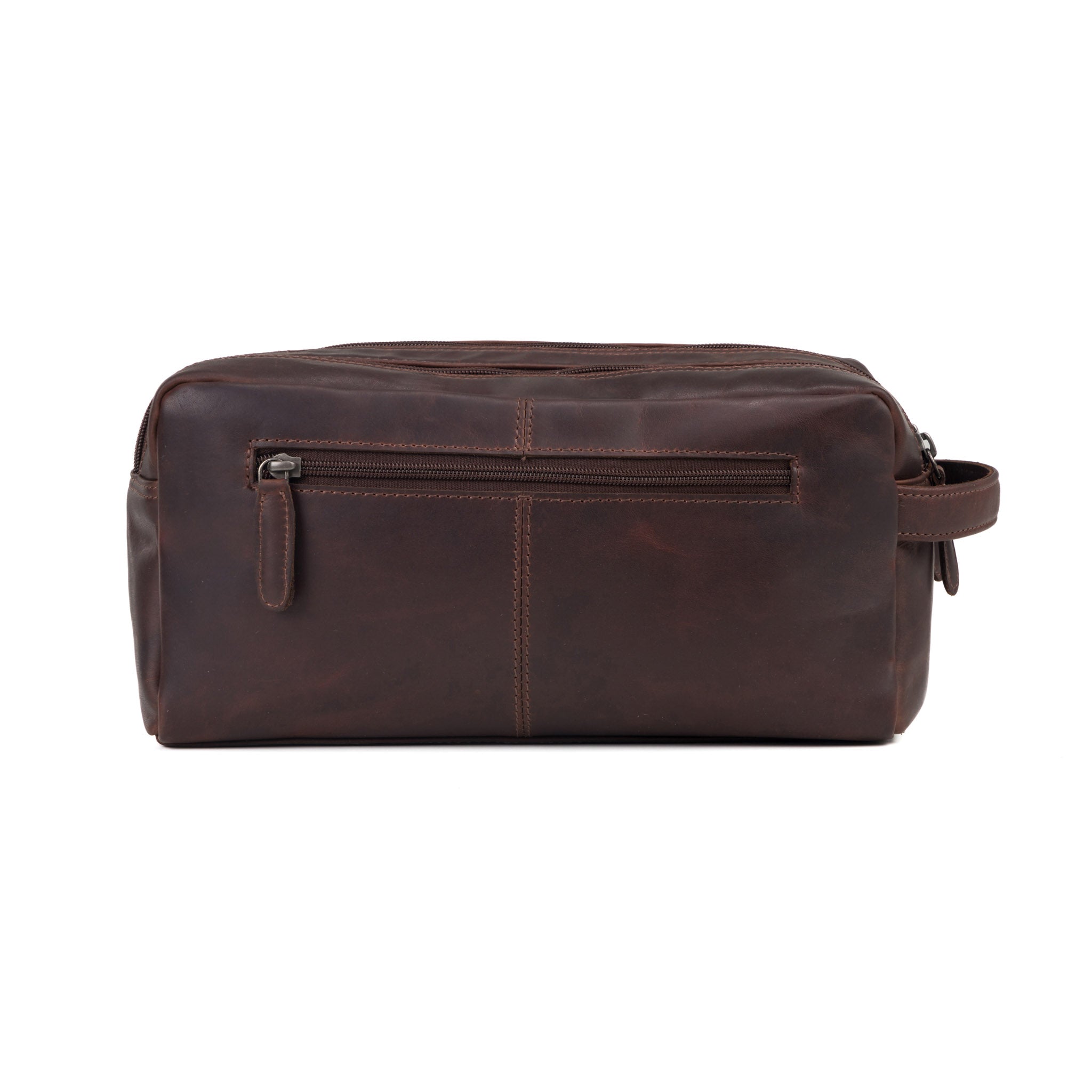 Eve Large Leather Toiletry Bag - Sleek & Spacious