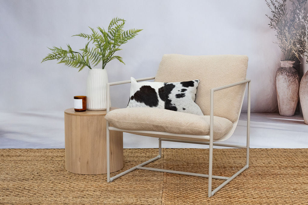 Cowhide Cushion Black/White - Luxe Contrast