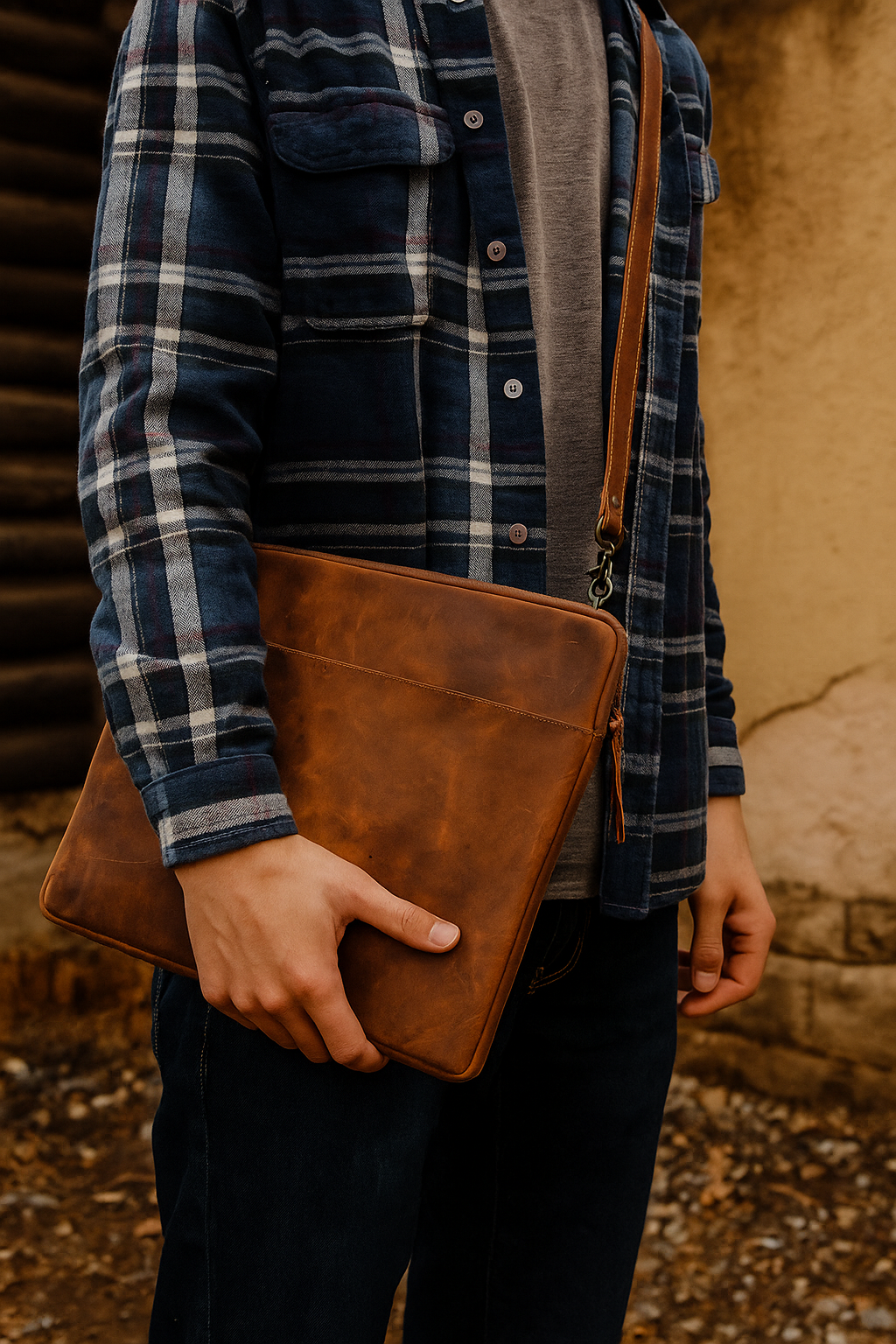 Leather MacBook Sleeve - Refined Protection