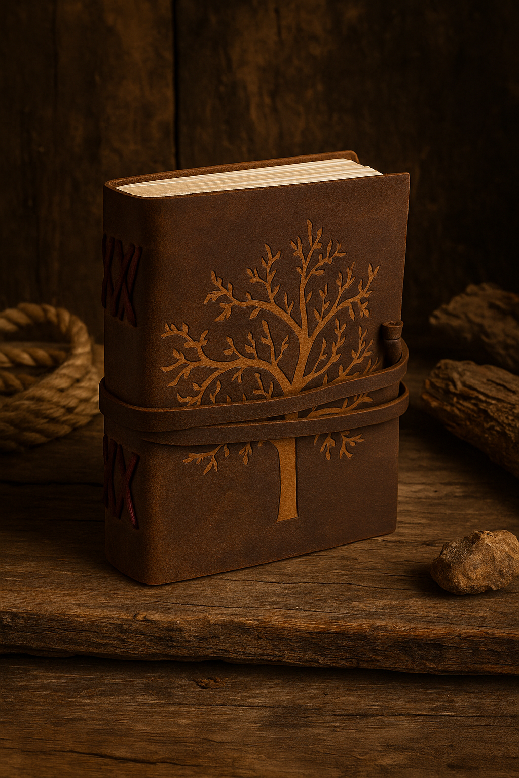 Vintage Recycled Paper Journal - Heritage Heirloom