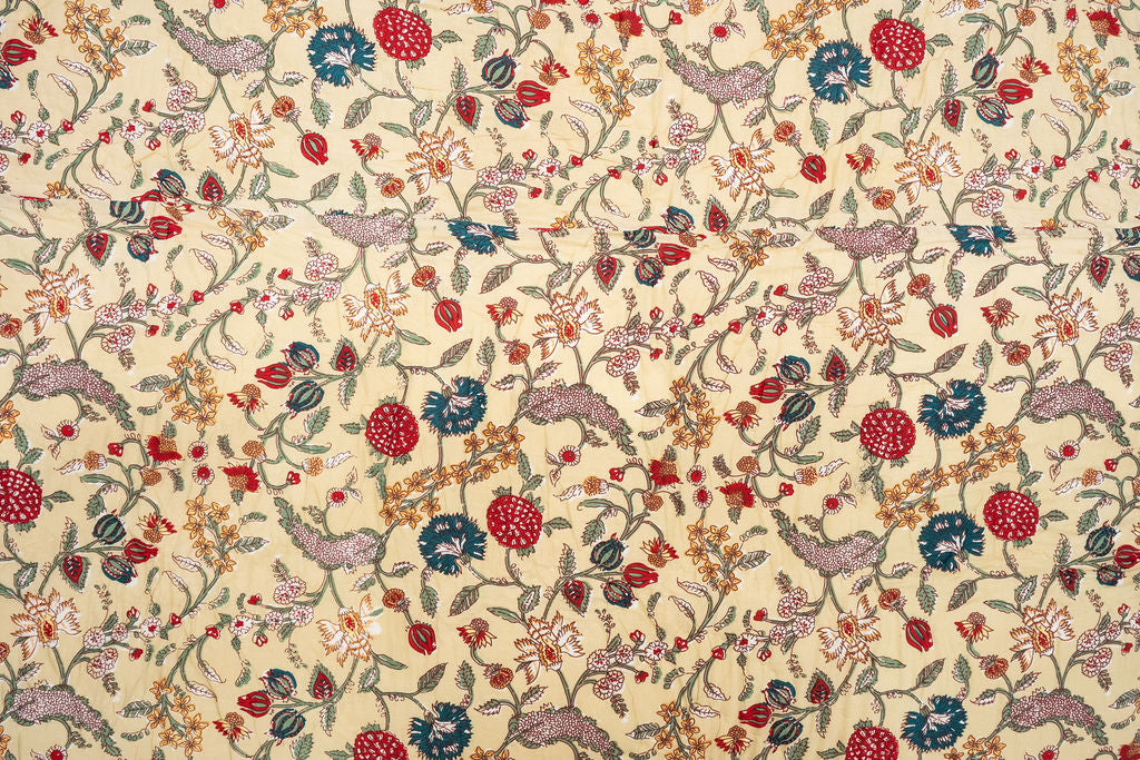 Wildberry Woodland Cotton Quilt Set – Handcrafted Luxury (King)