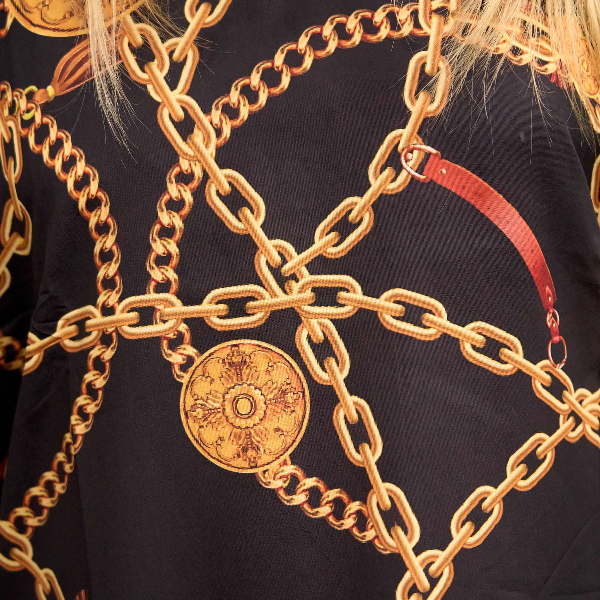 Golden Links Luxe Silk Kaftan