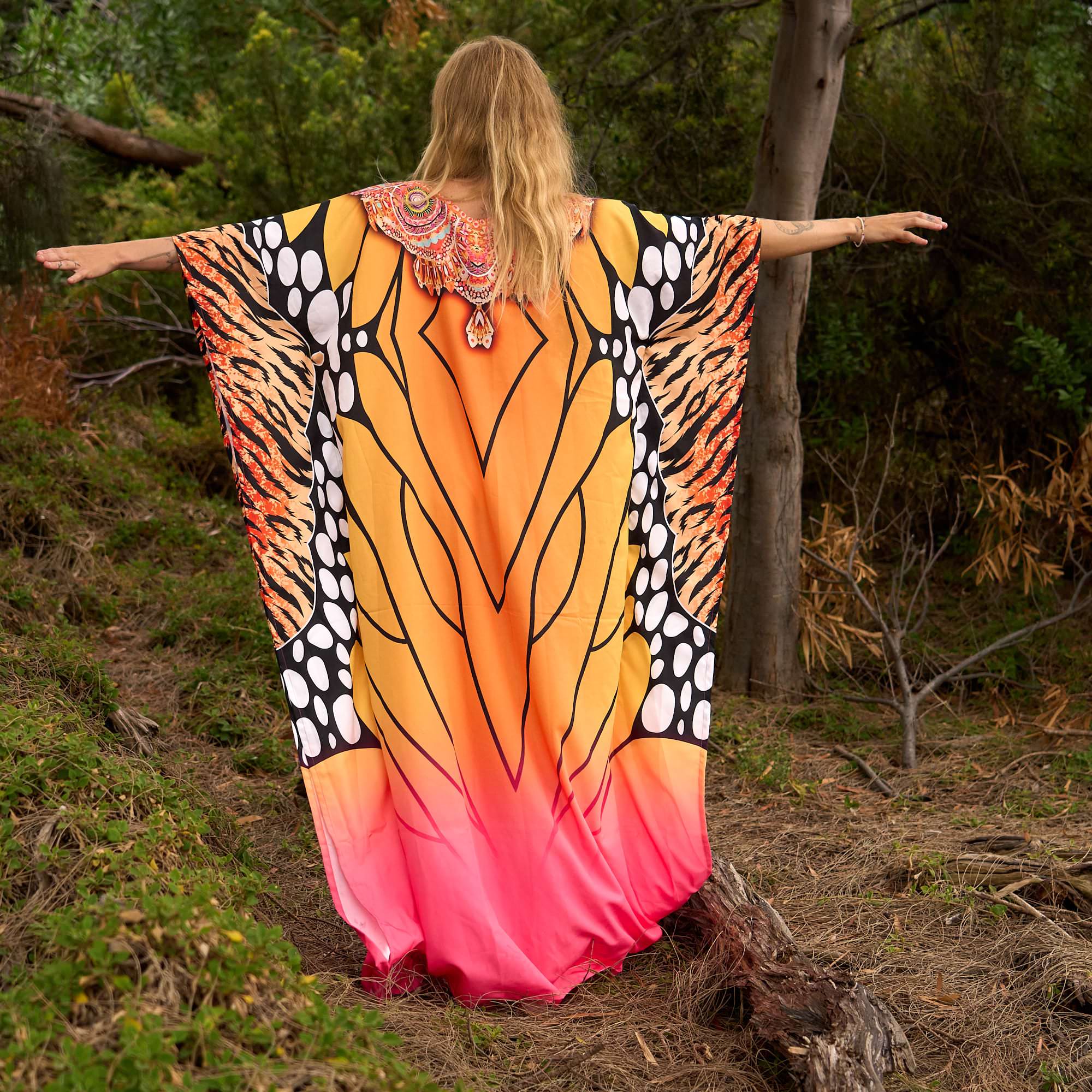 Summer Vibes Silk Kaftan