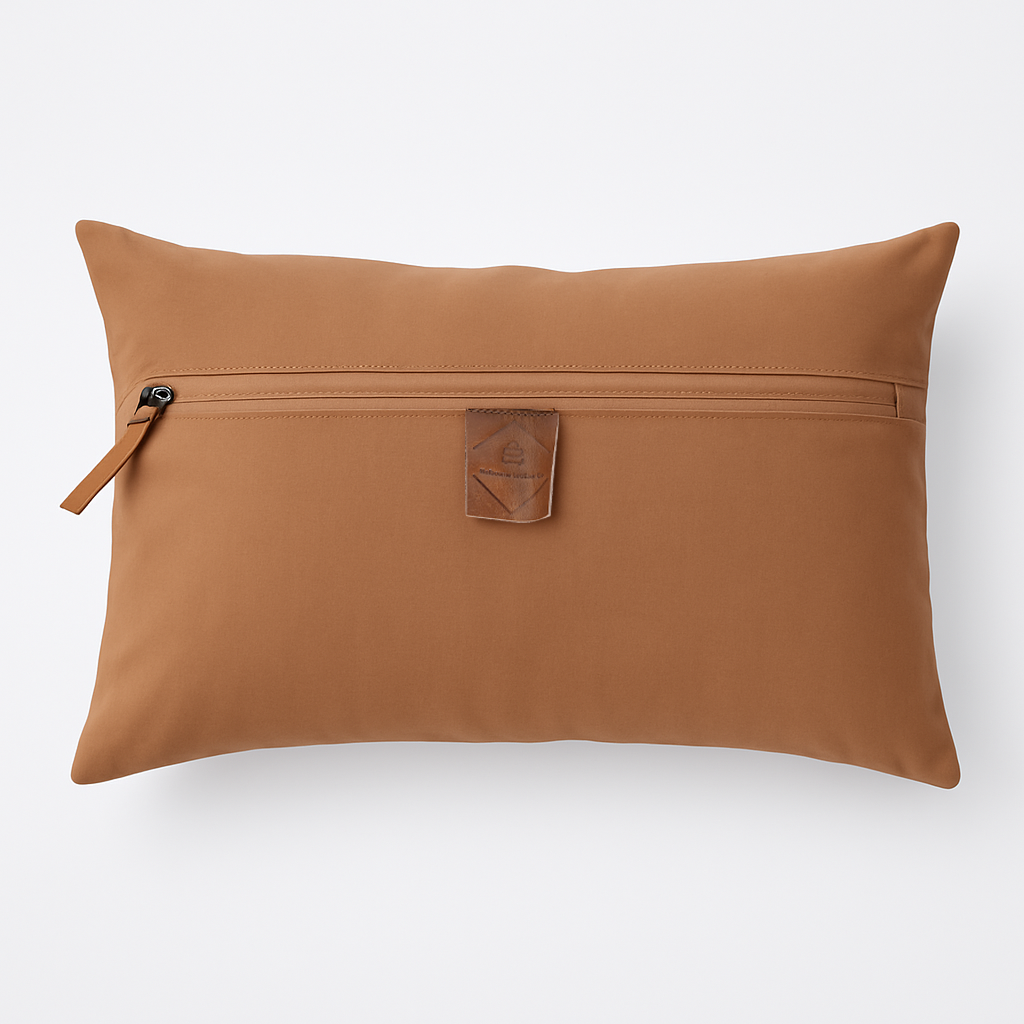Cowhide Cushion Brown/White - Rustic Chic