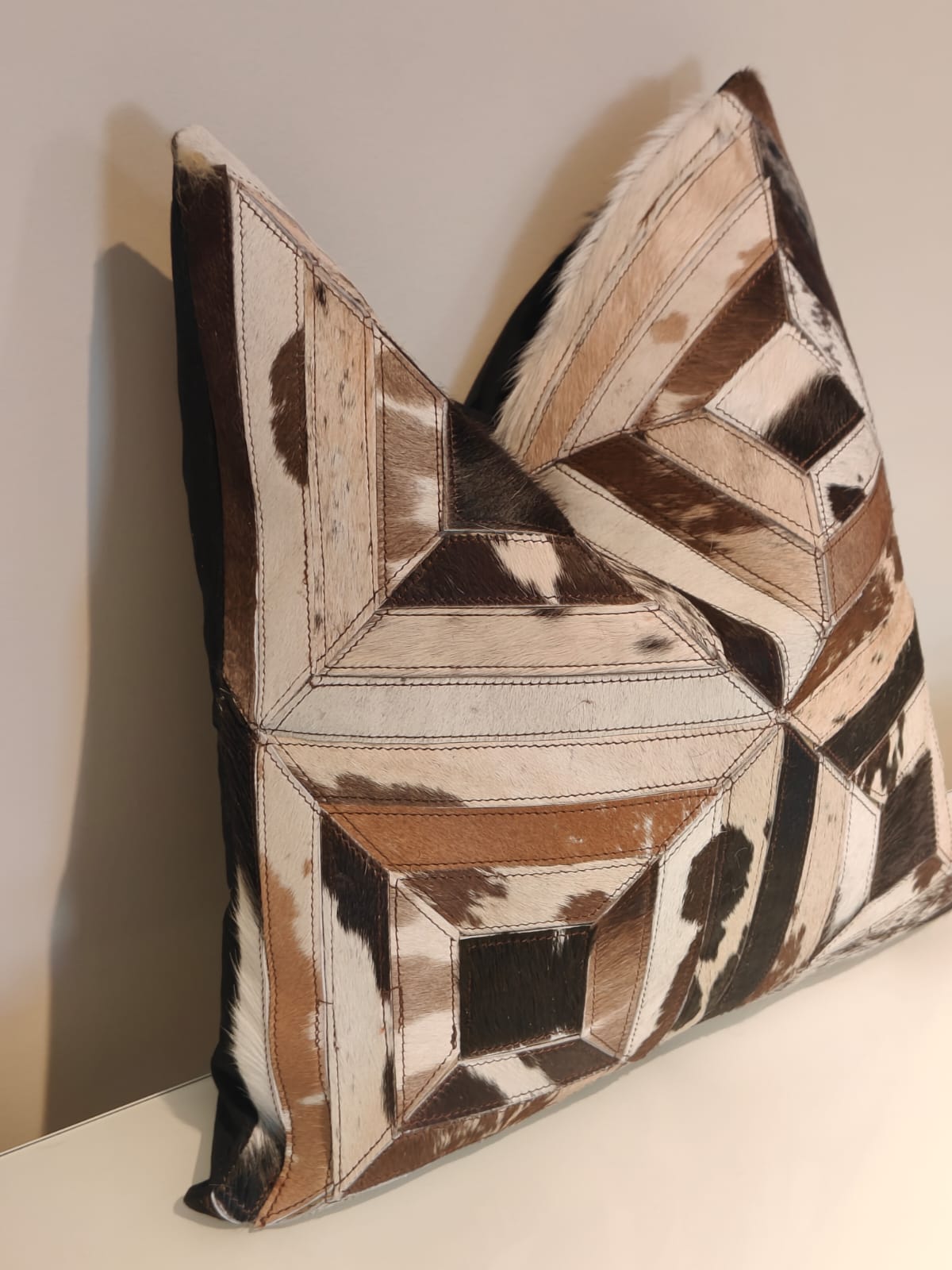 modern farmhouse leather cushion Australia
