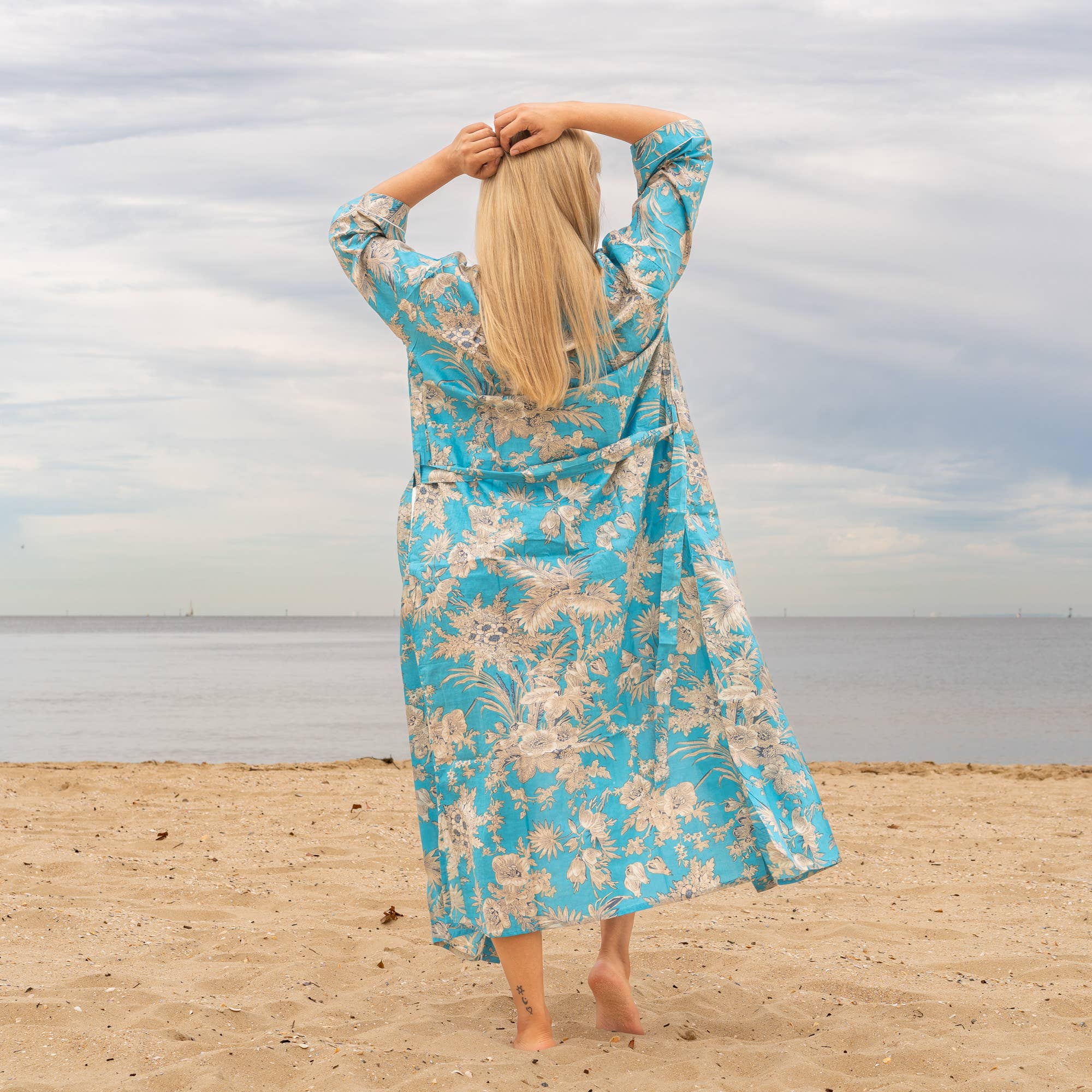 Avya' Women's Cotton Kimono Robe
