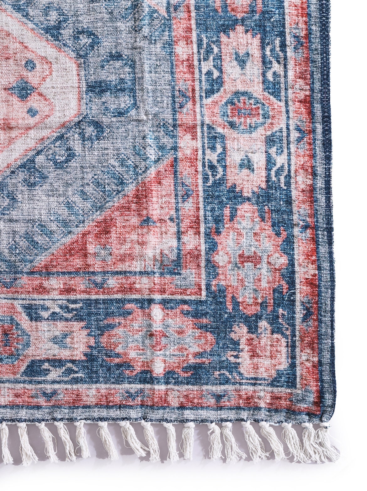 Rustic Wool Rug Luxury Rustic Wool Rug - Home Decor (Blue)