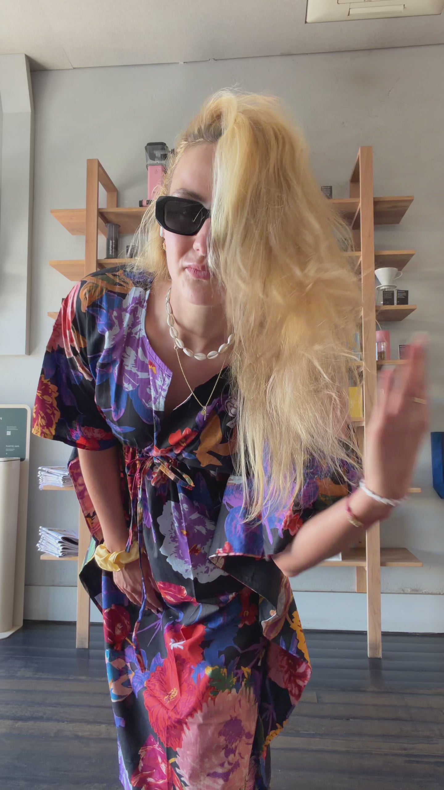 Breathable cotton jungle kaftan beach holiday outfit
Flowing tropical kaftan dress resort wear Australia