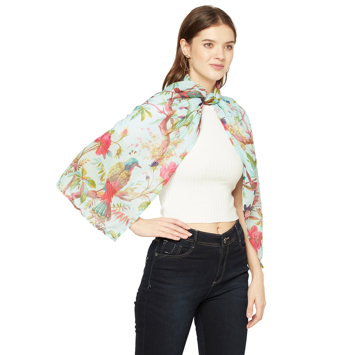 'Secret Oasis' 100% Cotton Scarf