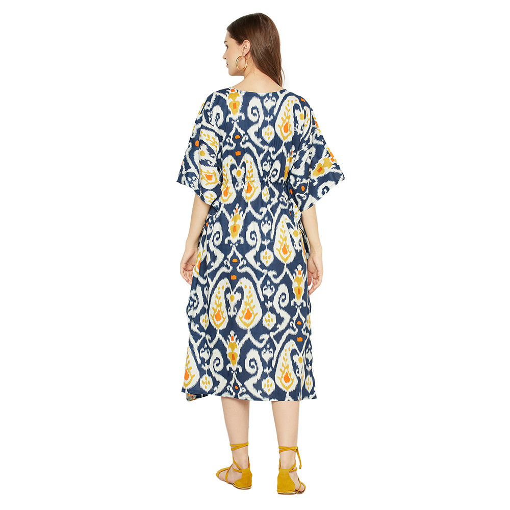 'Nature's Tapestry' 100% Cotton Kaftan