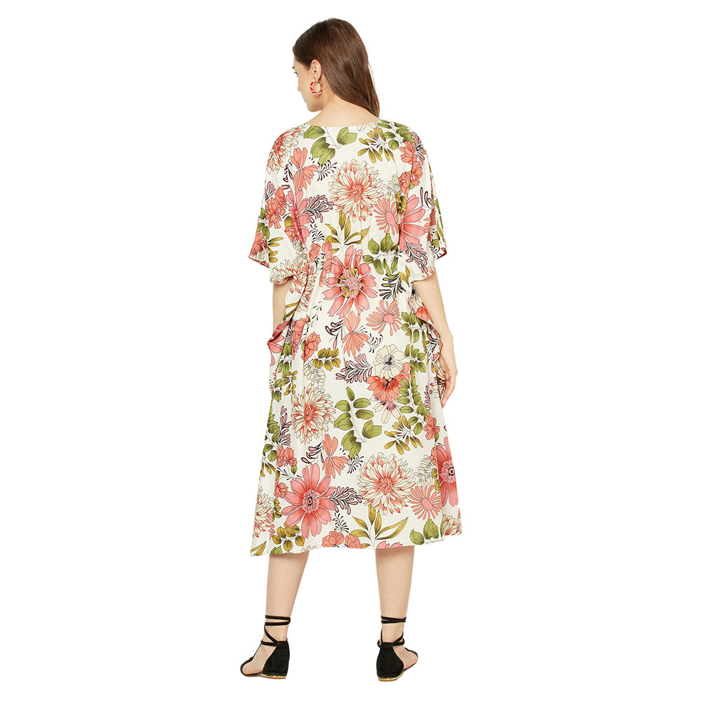 'Timeless Tranquility' 100% Cotton Kaftan