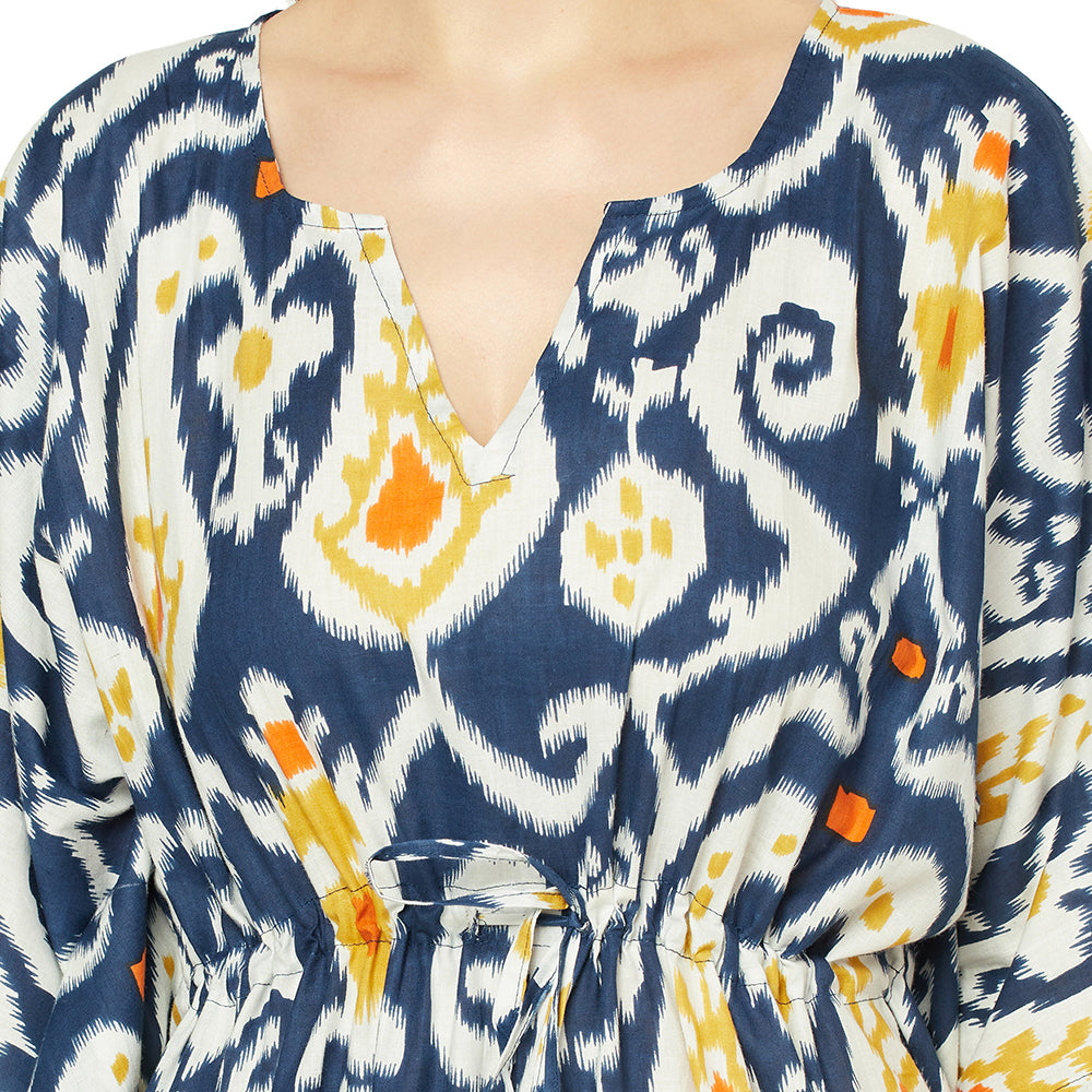 'Nature's Tapestry' 100% Cotton Kaftan