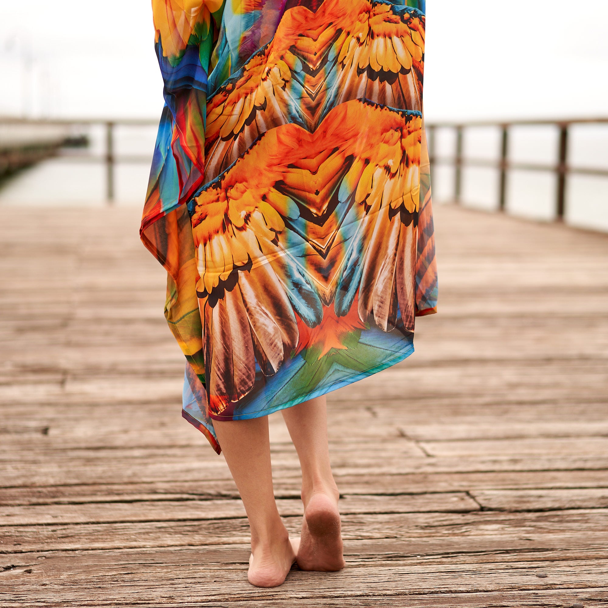 'Jungle Jubilee' Silk Kaftan