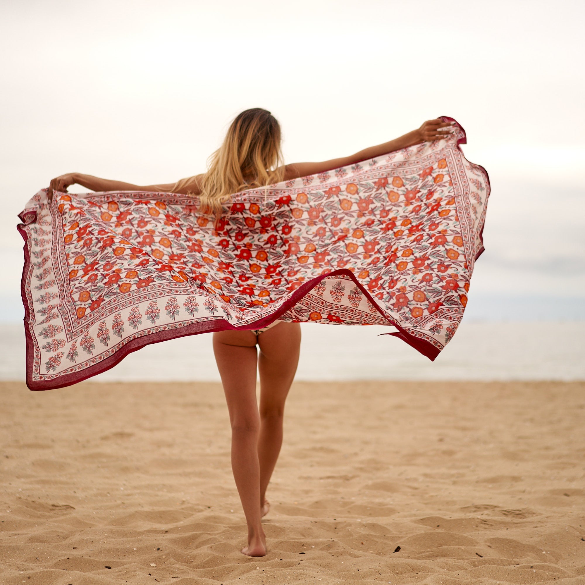 'Ocean Oasis' 100% Cotton Sarong