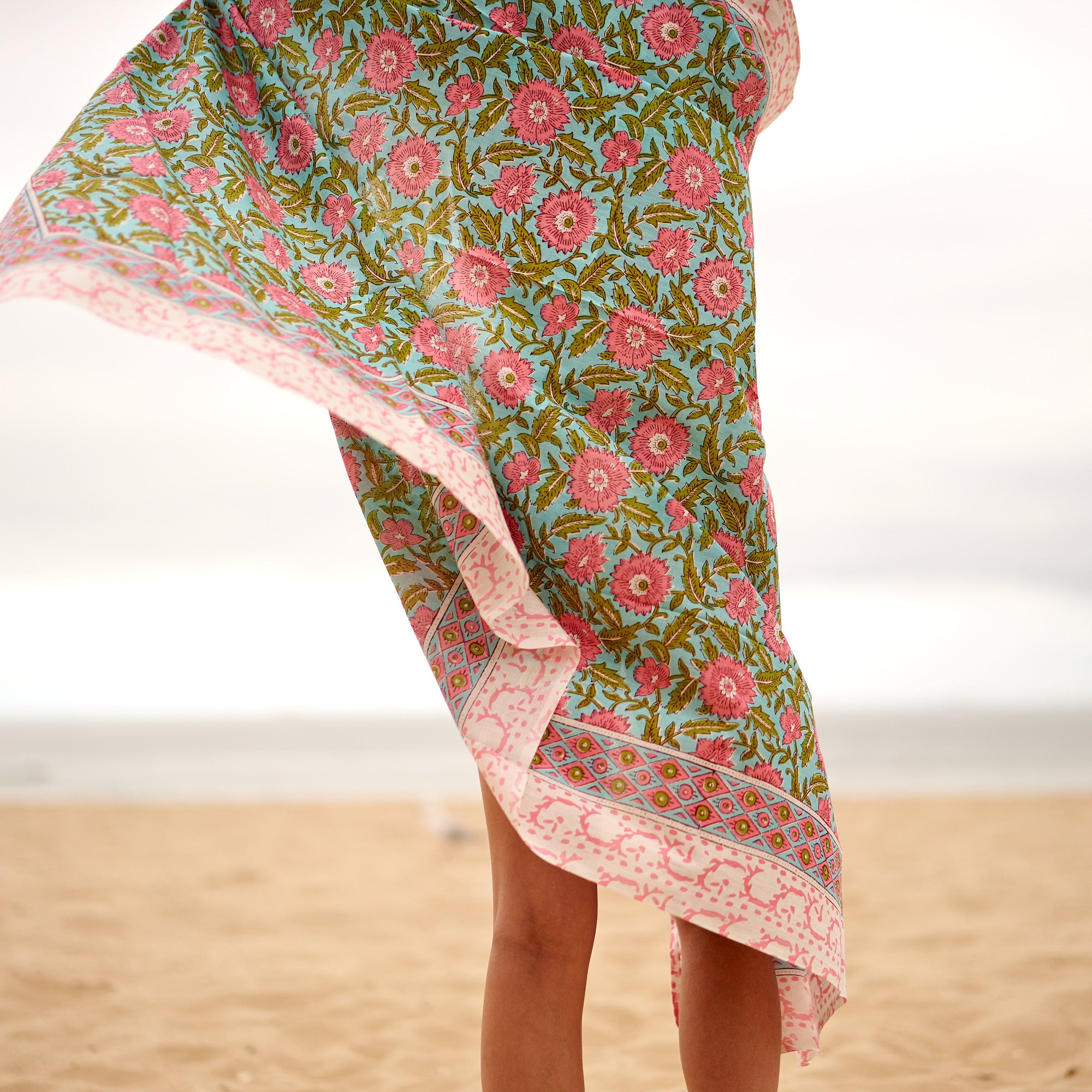 'Find Me at the Beach' 100% Cotton Sarong