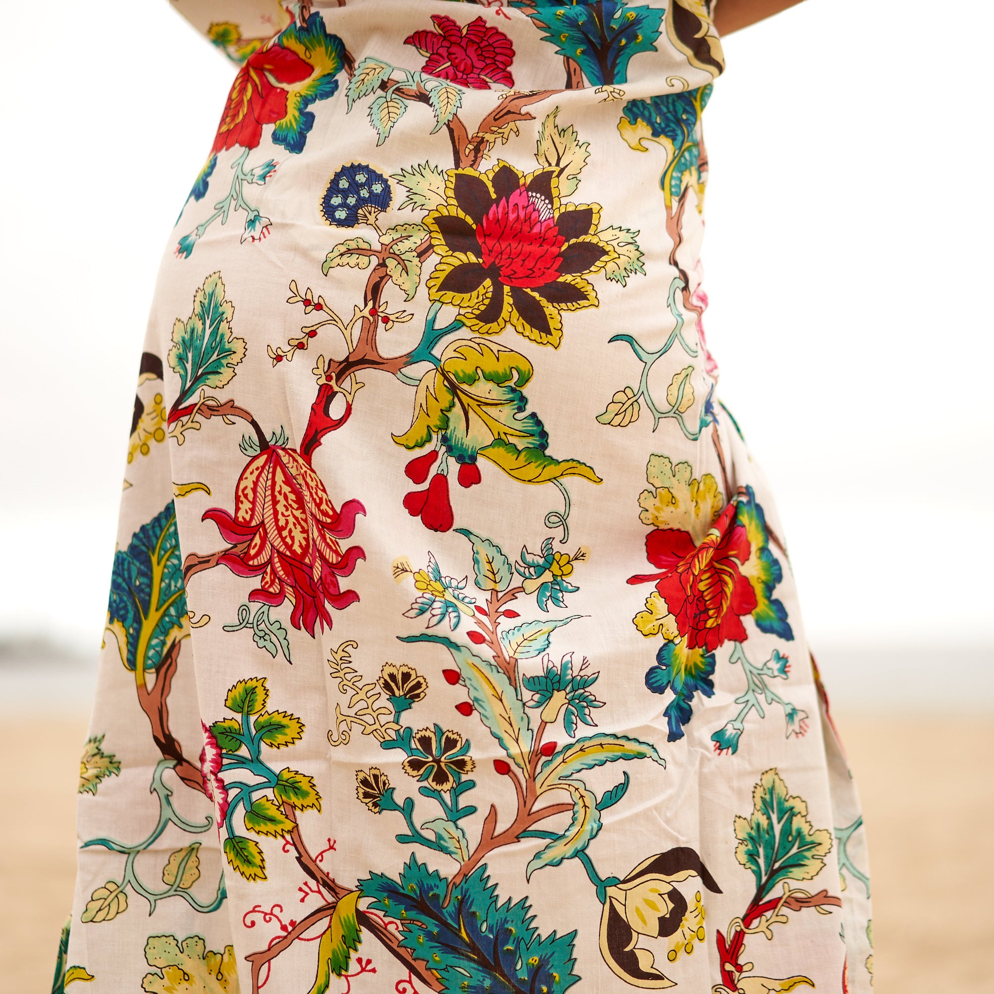 'Eternal Roots' 100% Cotton Kaftan