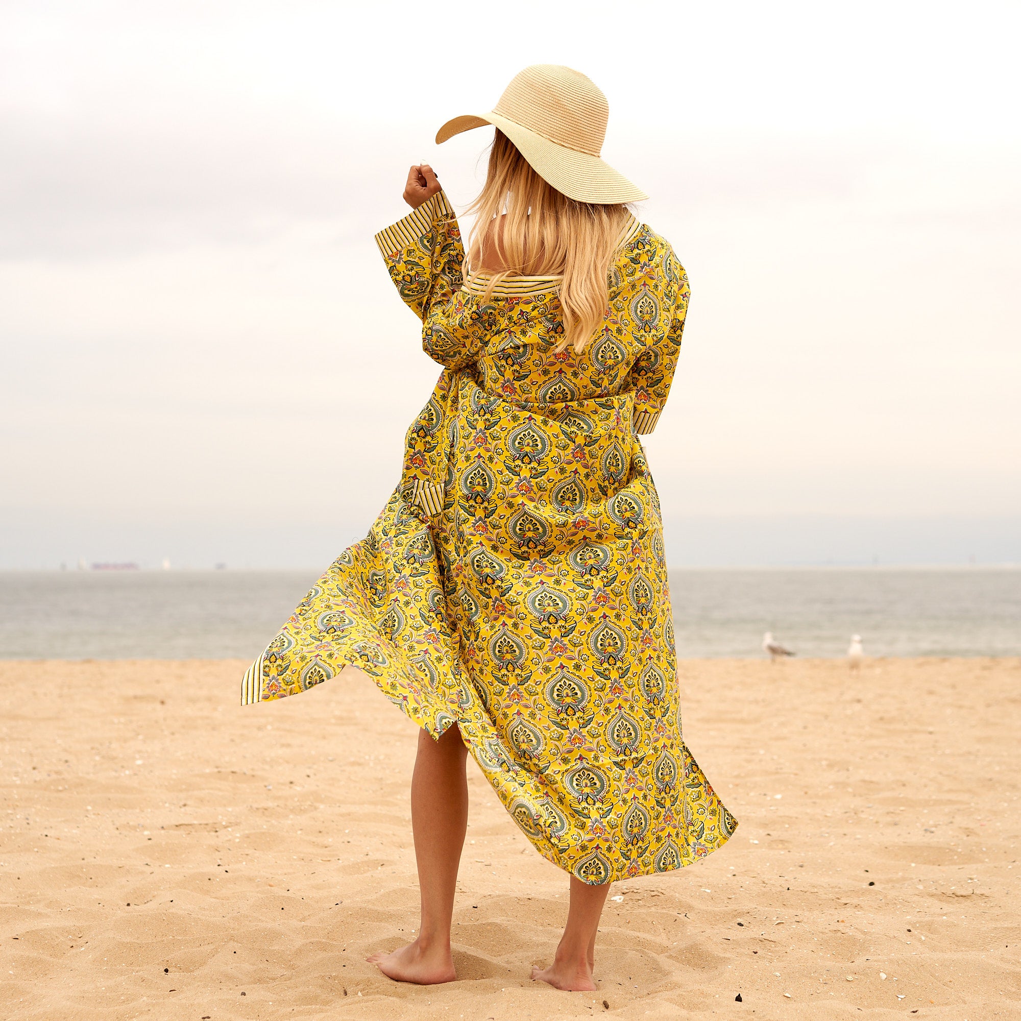 'Indian Summer' 100% Cotton Kimono