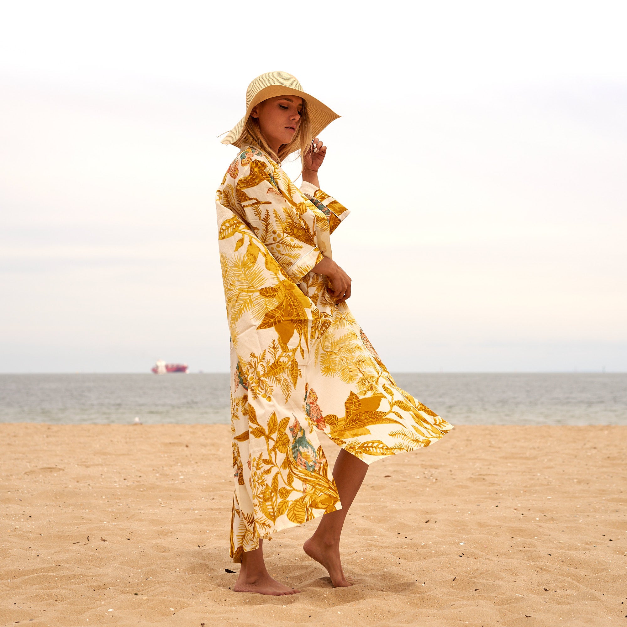 'Sublime Summer ' 100% Cotton Kimono