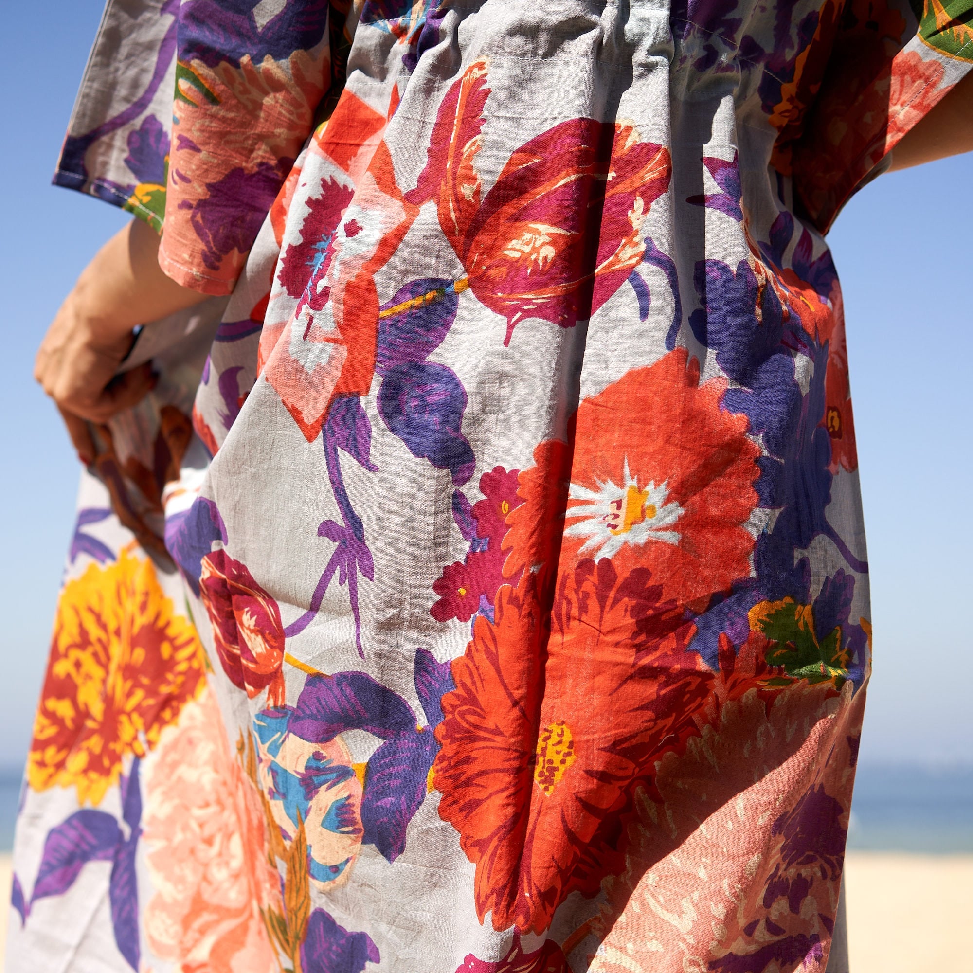 'Island Adventure' 100% Cotton Kaftan