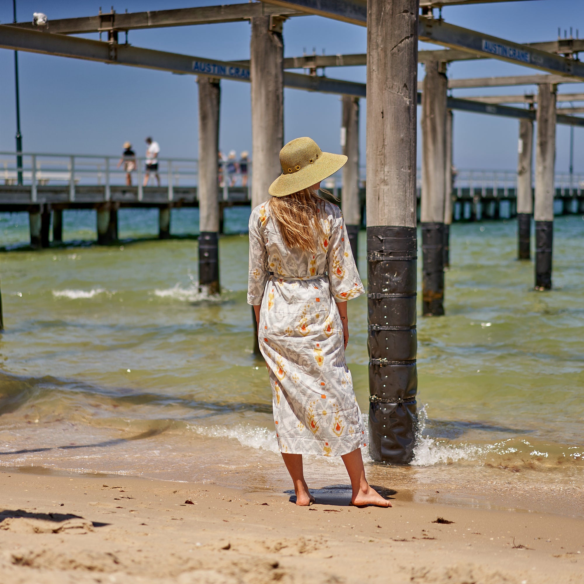 'Forever Summer' 100% Cotton Kimono Robe