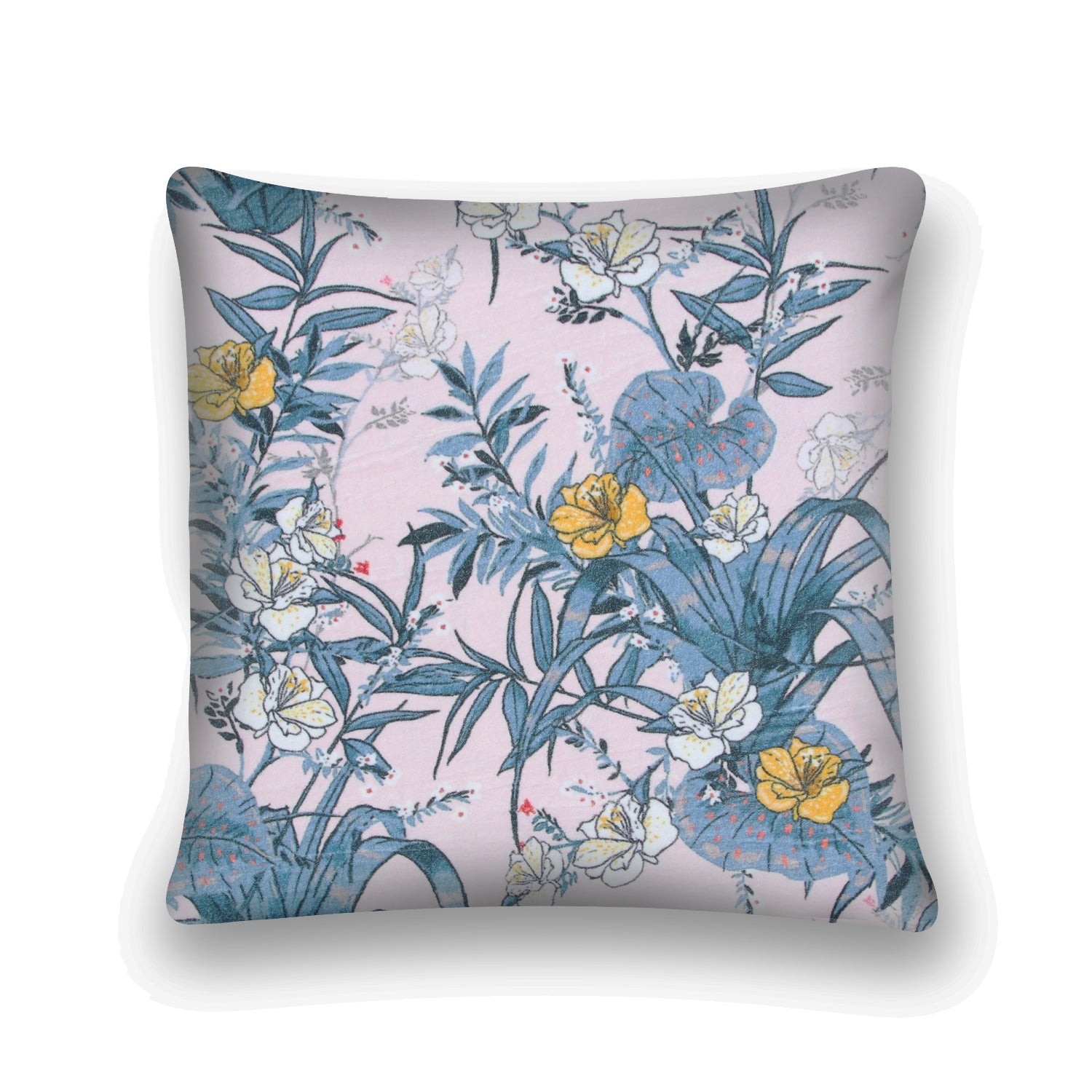 'Calm Sanctuary' 100% Cotton Velvet Cushion Cover