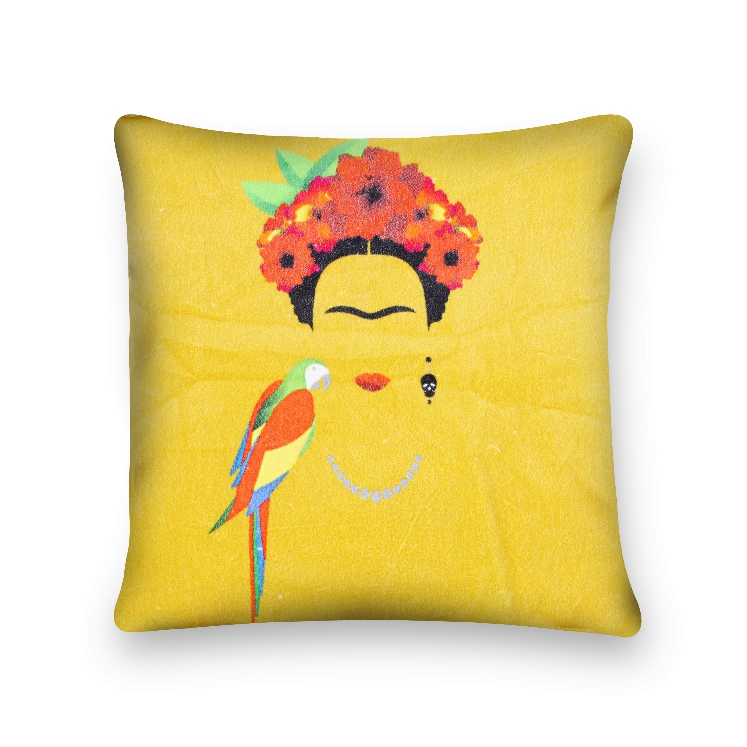 'Frida's Dreamscape' 100% Cotton Velvet Cushion Cover