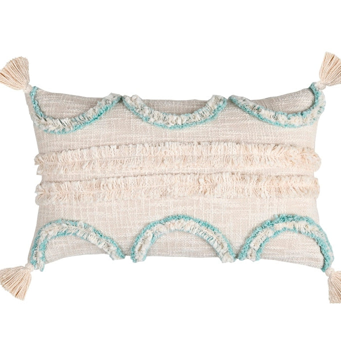 'Gypsy Soul' Hand-Woven Cotton Wool Cushion Cover