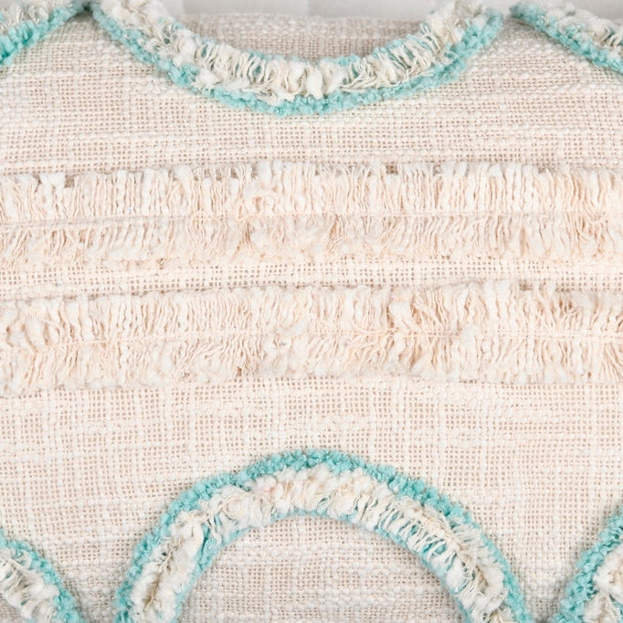 'Gypsy Soul' Hand-Woven Cotton Wool Cushion Cover