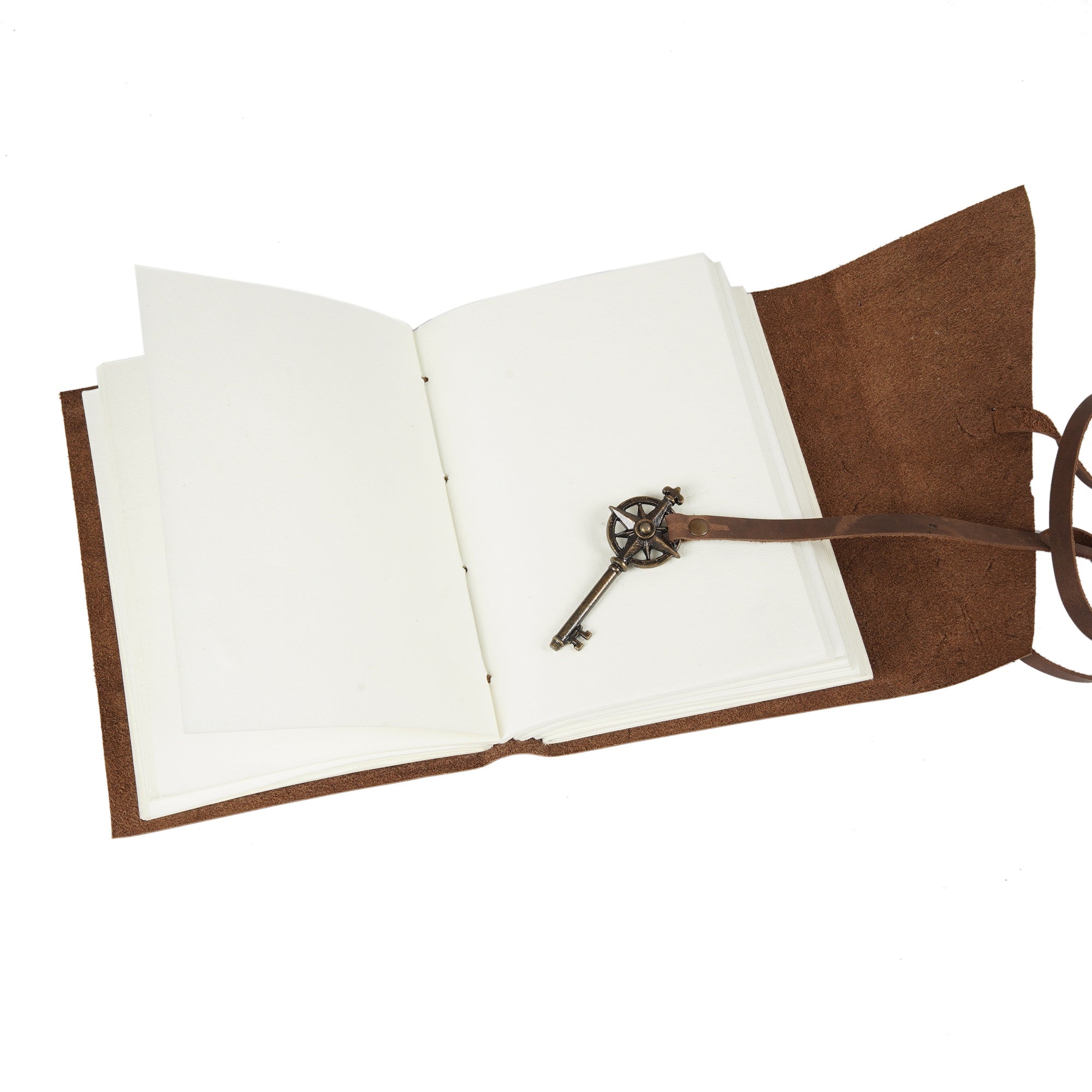 Vintage Leather Journal - Nomad's Key to Heaven