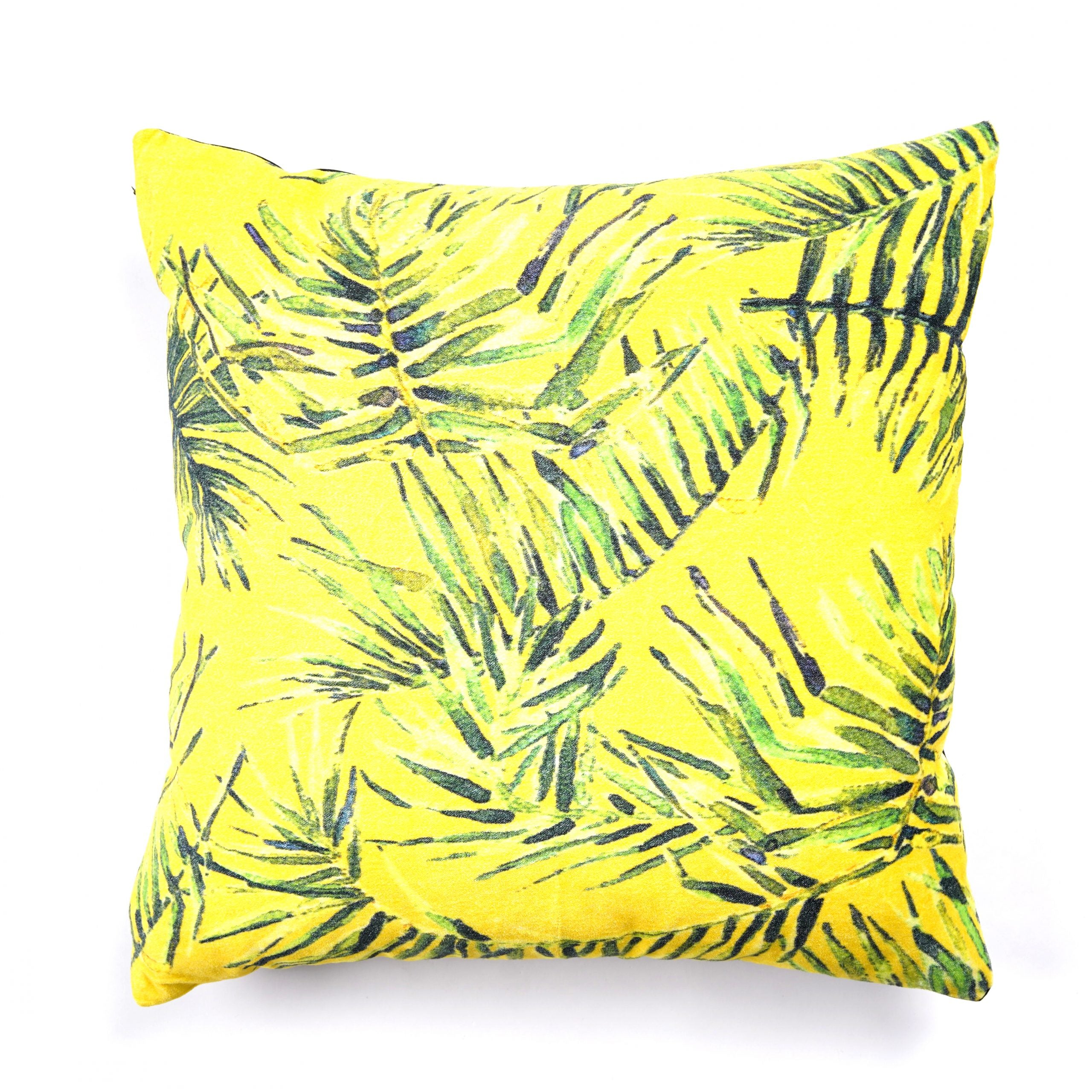 'Lush Dreamscape' 100% Cotton Velvet Cushion Cover