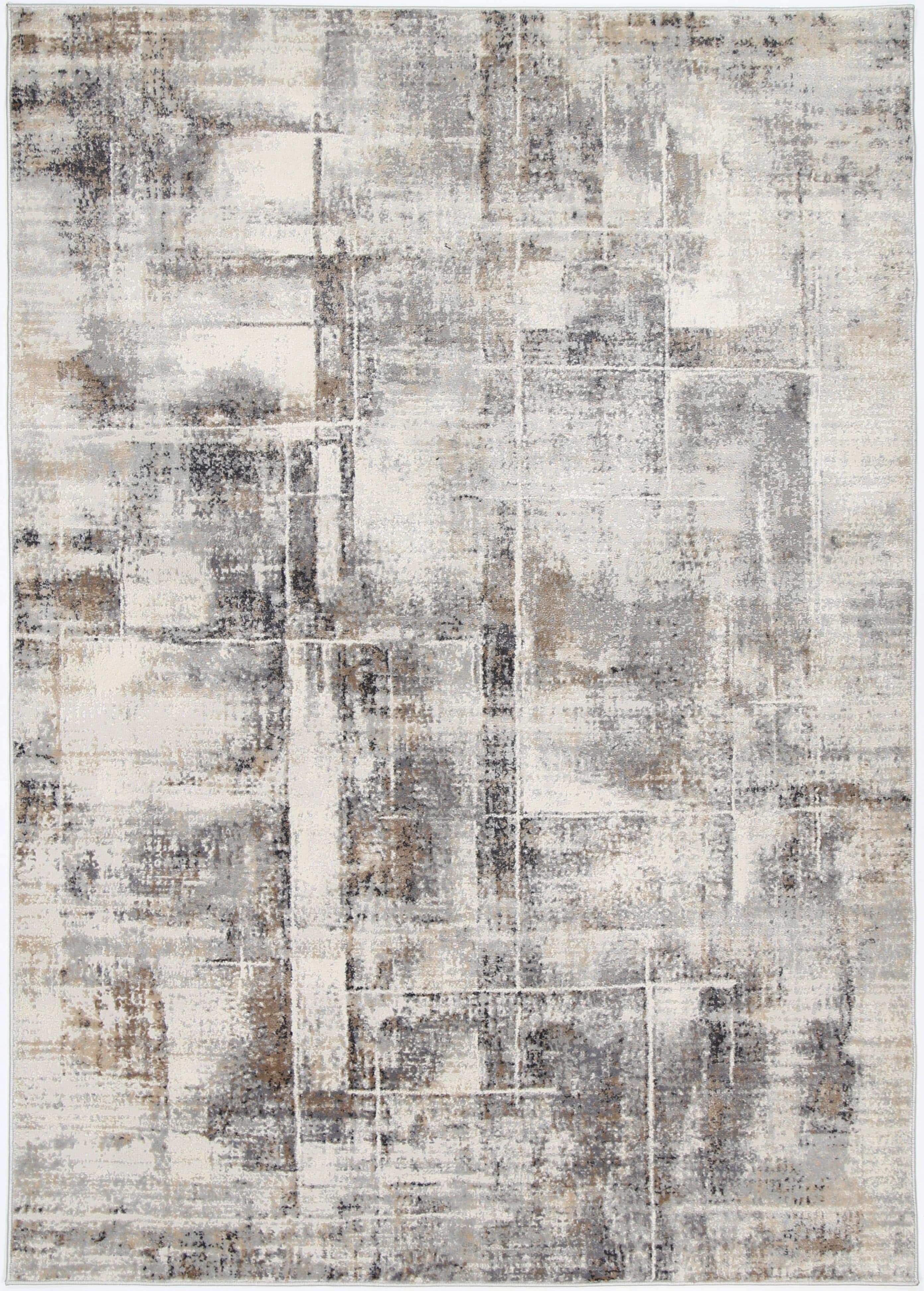 Artistry Otto Abstract Nuetral In Grey & Beige Rug