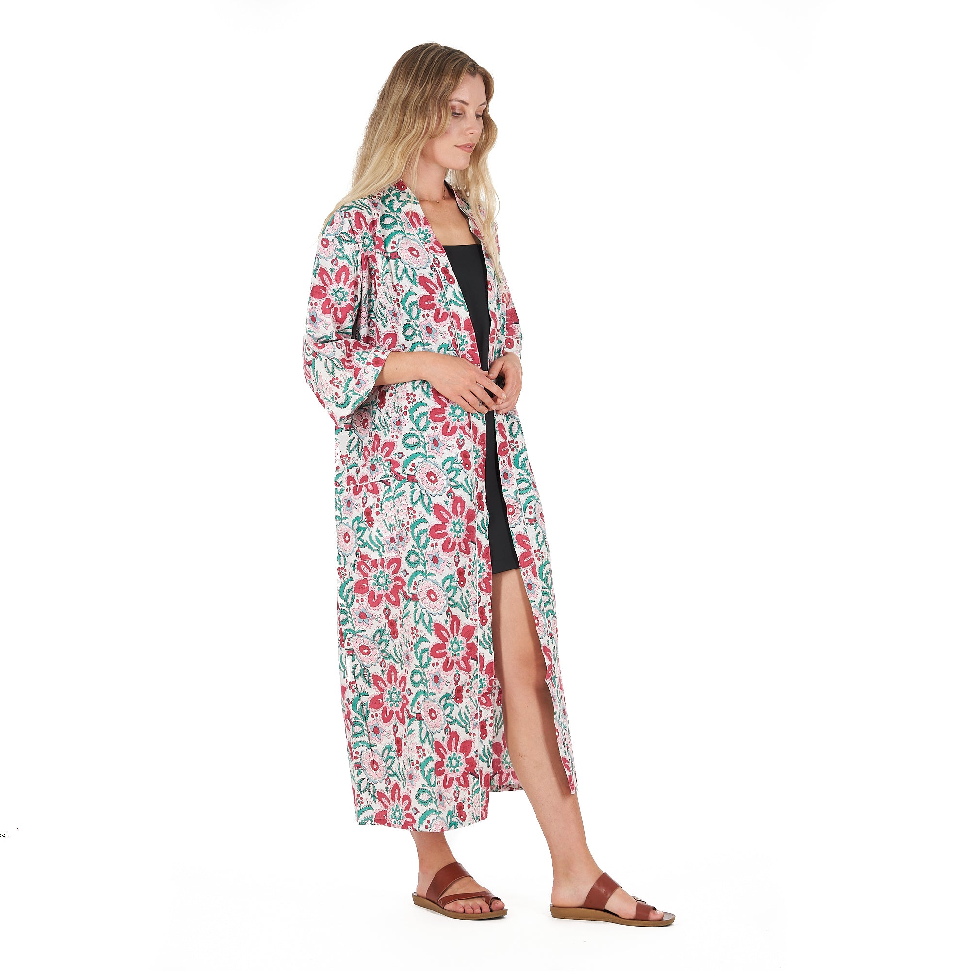 'Cozy Couture' 100% Cotton Kimono Robe