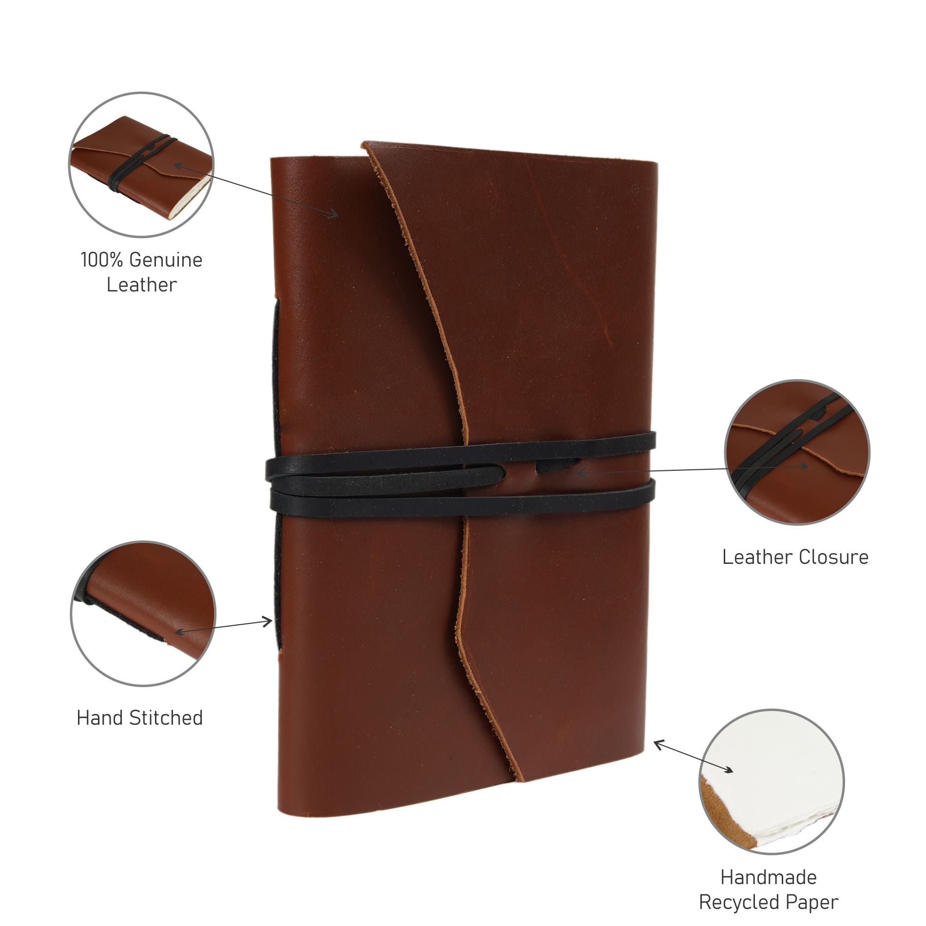 Vintage Leather Journal - Nomadic Soul