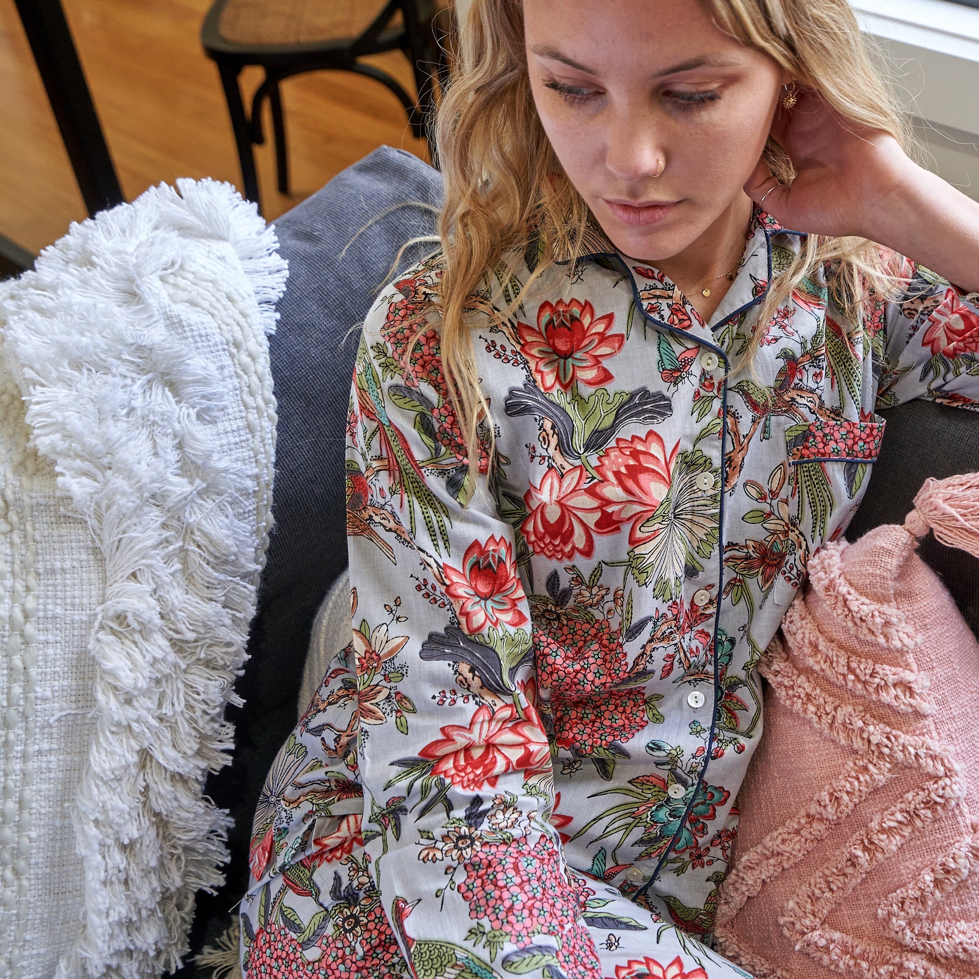 'Petal Perfect' 100% Cotton Pyjama Set