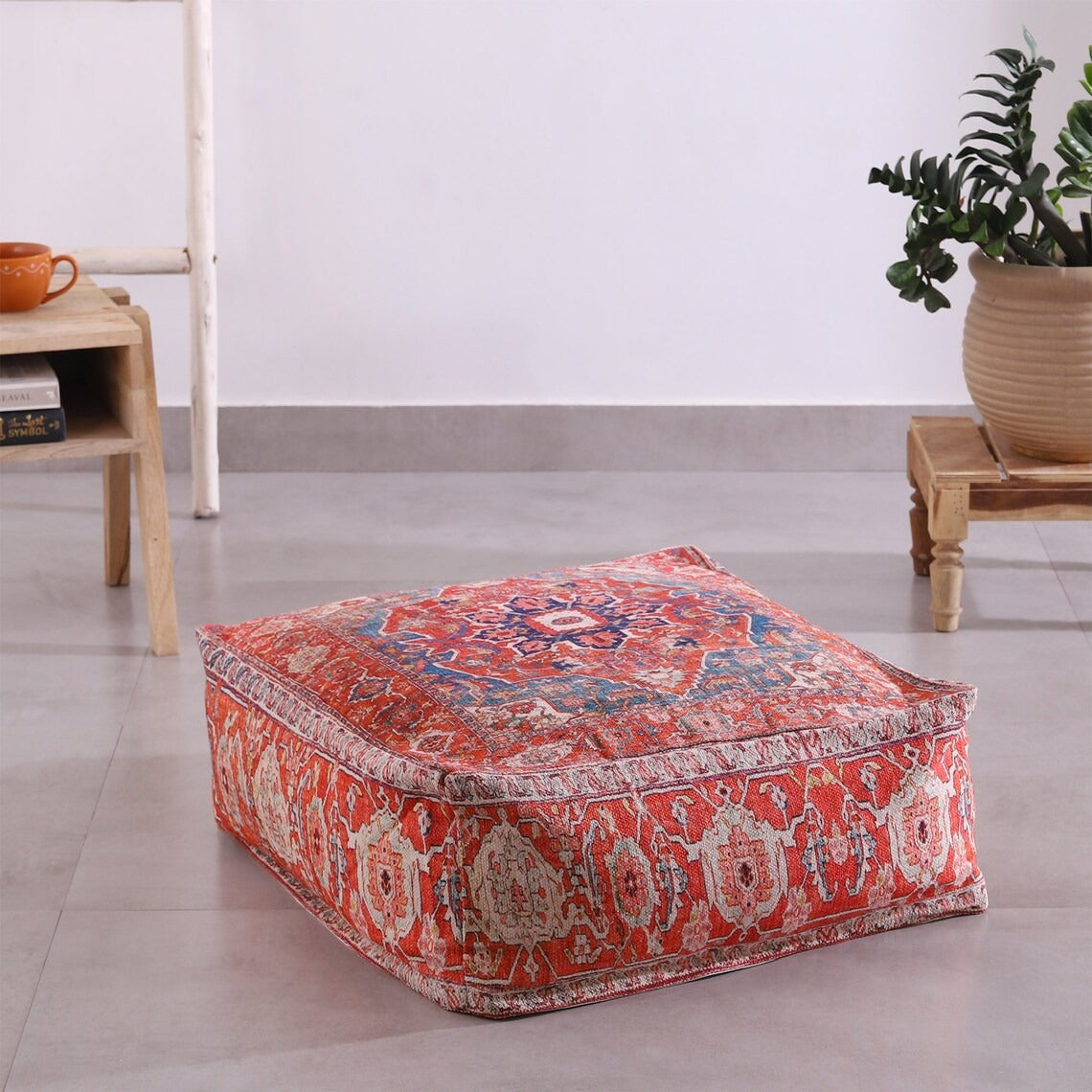 Stunning Moroccan Cushion Cover, Pouf, Beanbag, Yoga Meditation Cushion, Ottoman, Footstool, Home Decor Gift, Kilim Floor Cushion