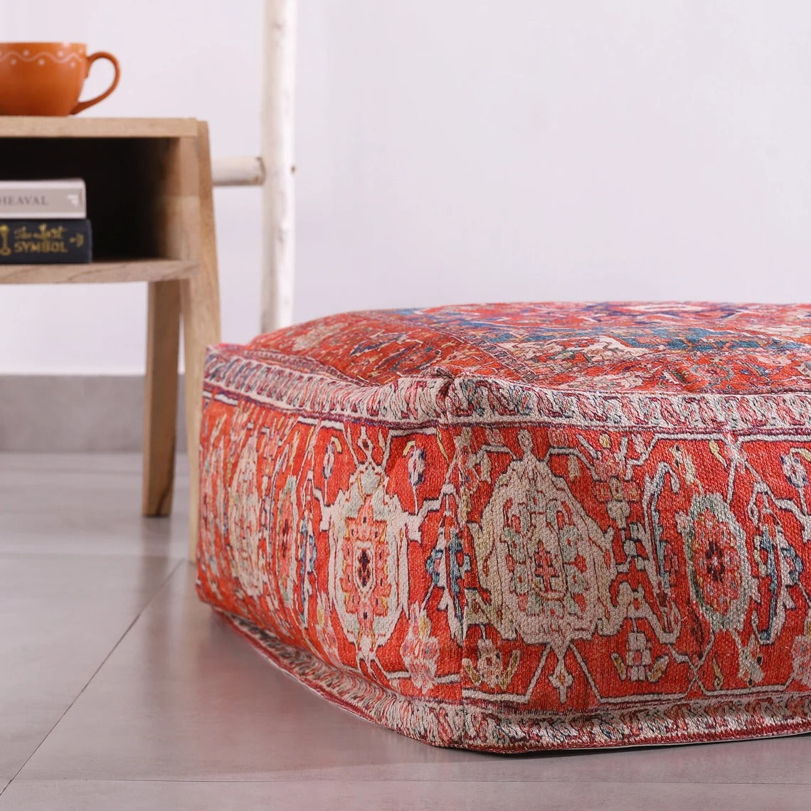 Stunning Moroccan Cushion Cover, Pouf, Beanbag, Yoga Meditation Cushion, Ottoman, Footstool, Home Decor Gift, Kilim Floor Cushion