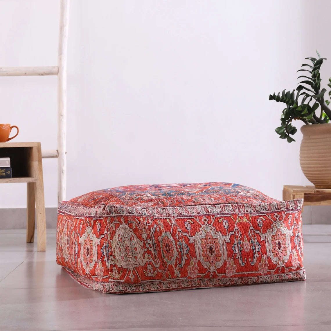 Stunning Moroccan Cushion Cover, Pouf, Beanbag, Yoga Meditation Cushion, Ottoman, Footstool, Home Decor Gift, Kilim Floor Cushion