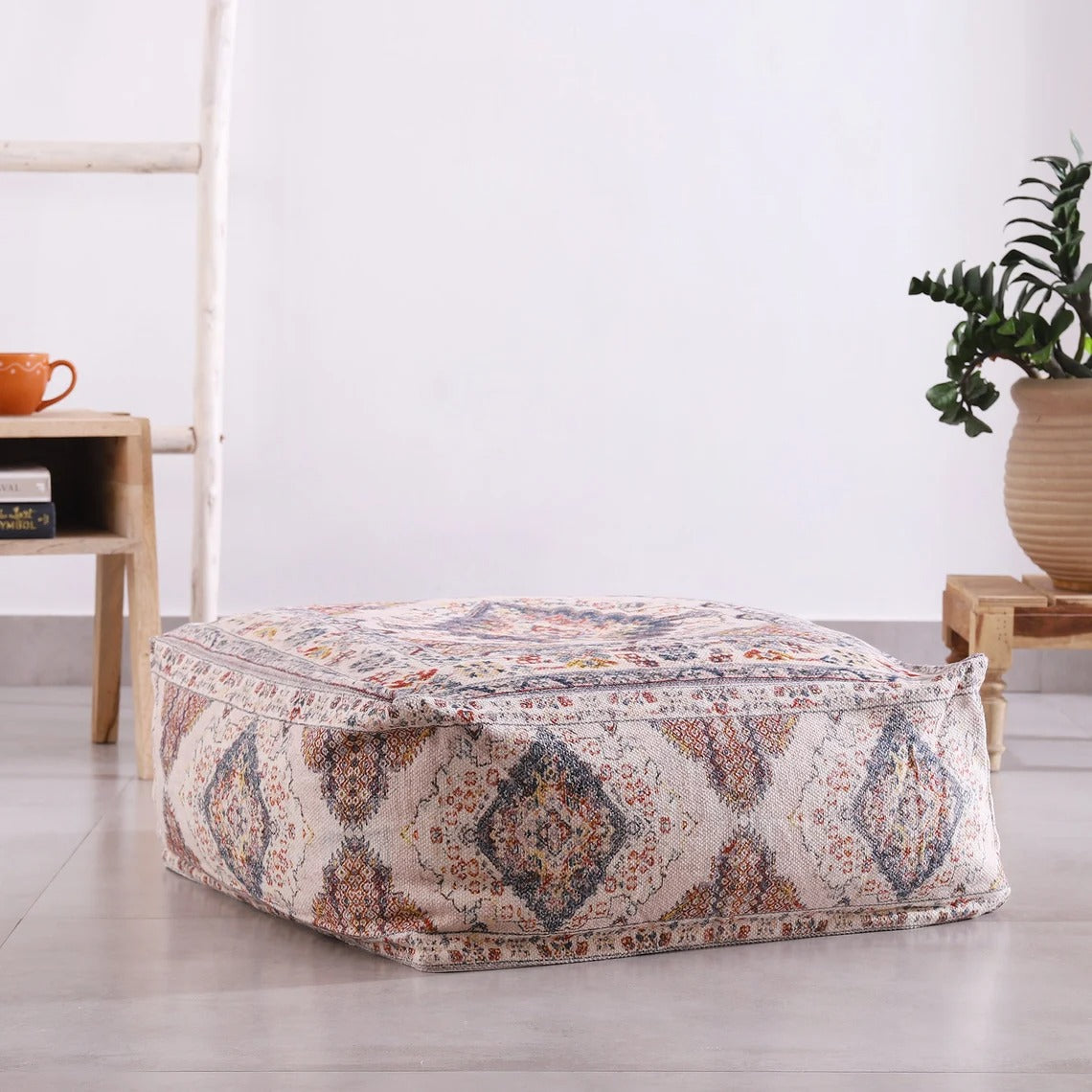 Stunning Moroccan Cushion Cover, Pouf, Beanbag, Yoga Meditation Cushion, Ottoman, Footstool, Home Decor Gift, Kilim Floor Cushion