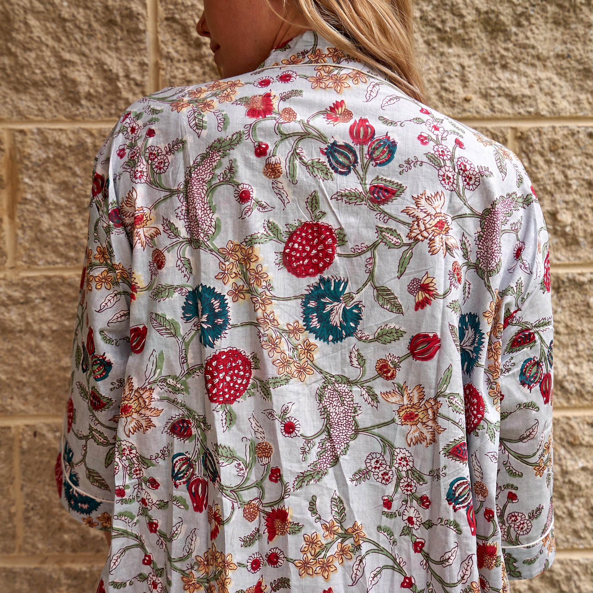 "Frida's Flair" - 100% Cotton Robe