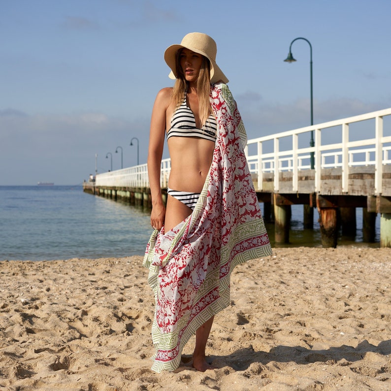 'Seaside Bliss' 100% Cotton Sarong