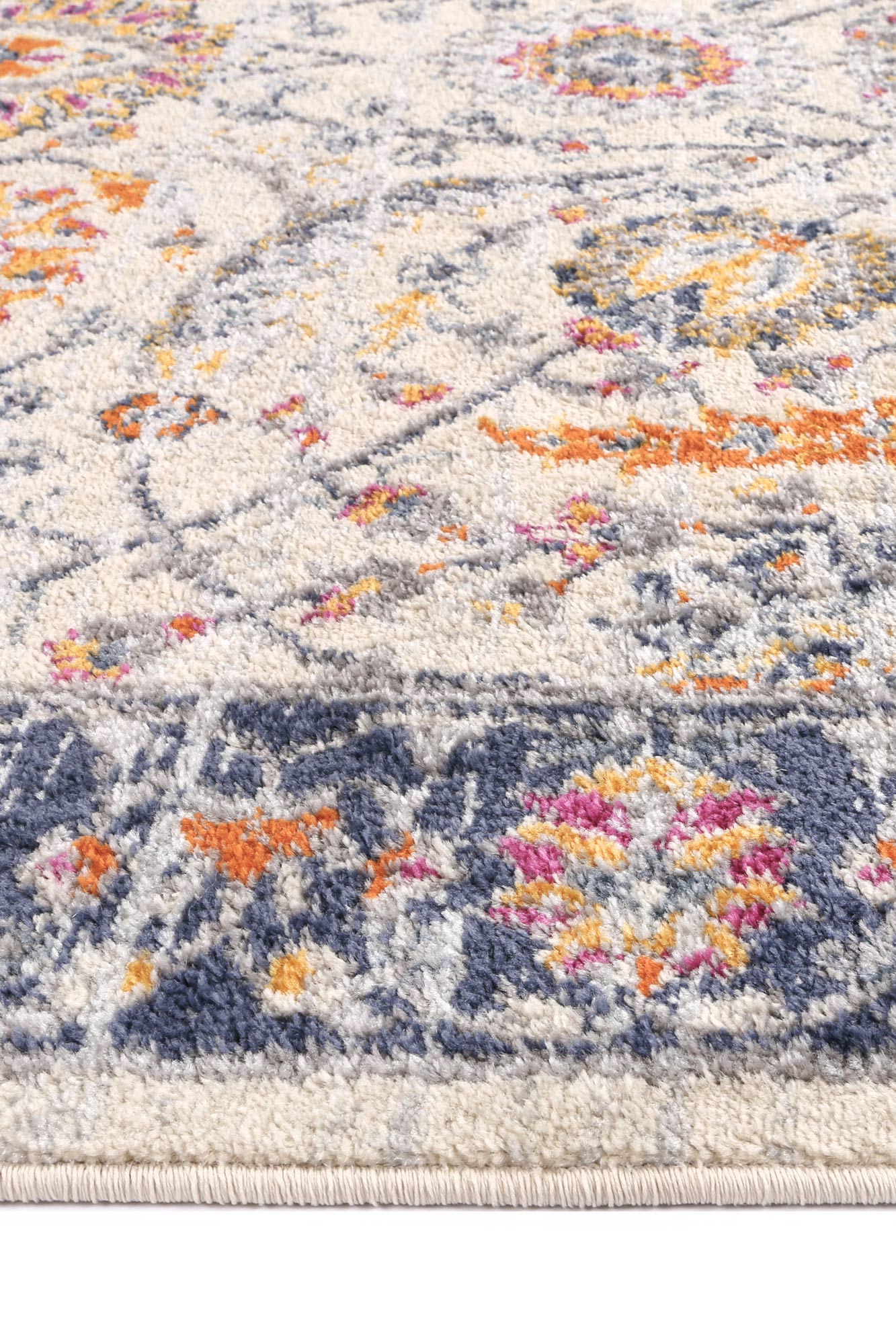 Sicily Mortilli Transitional In Blue & Yellow Rug
