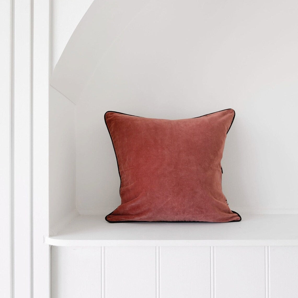Linen Connections Luxury Velvet Cushion Covers - Red