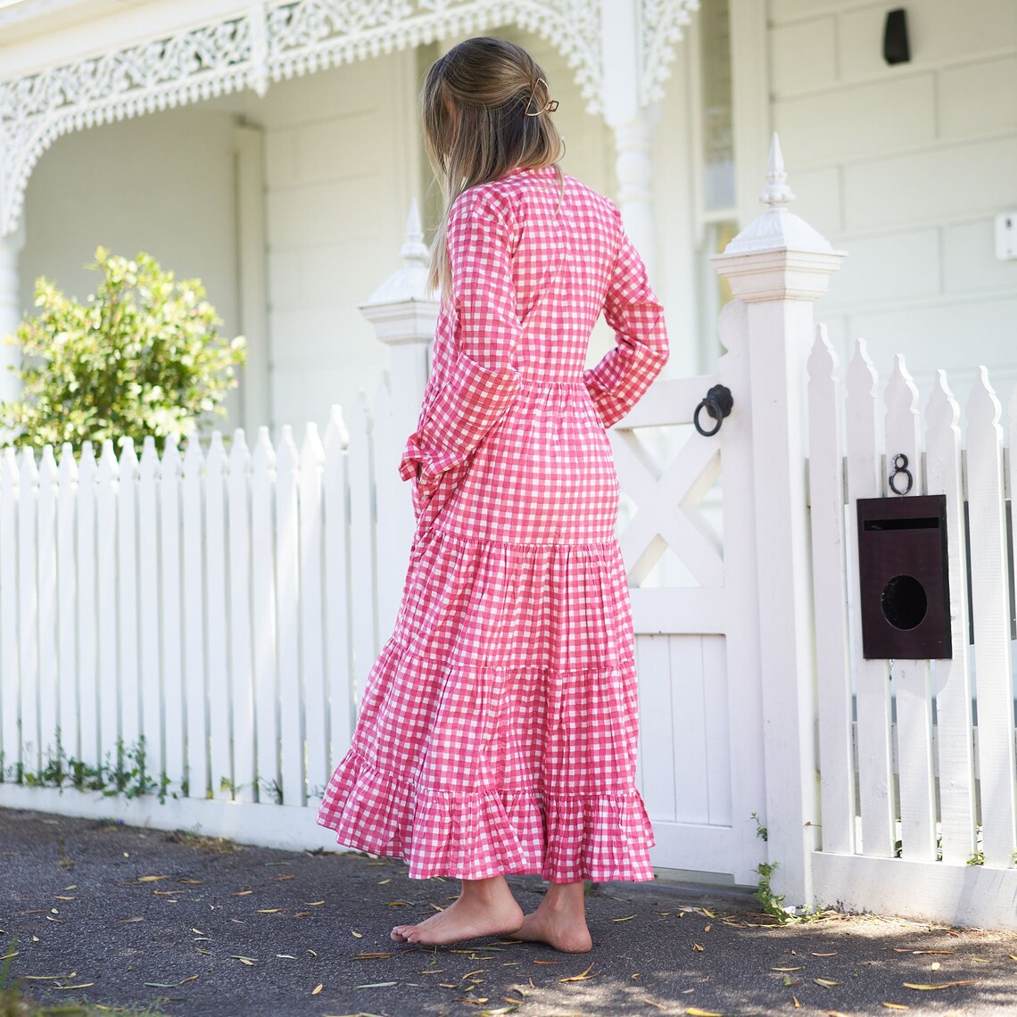 'Vacation Vibes' 100% Cotton Maxi Dress