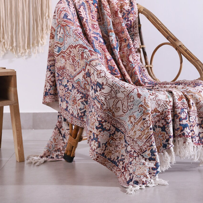 Picnic-Ready Throw Blanket Quilt - Gift for Loved Ones | Boho Home Style